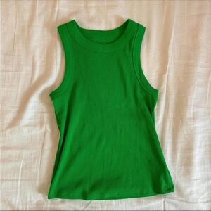 Green Sleeveless Top